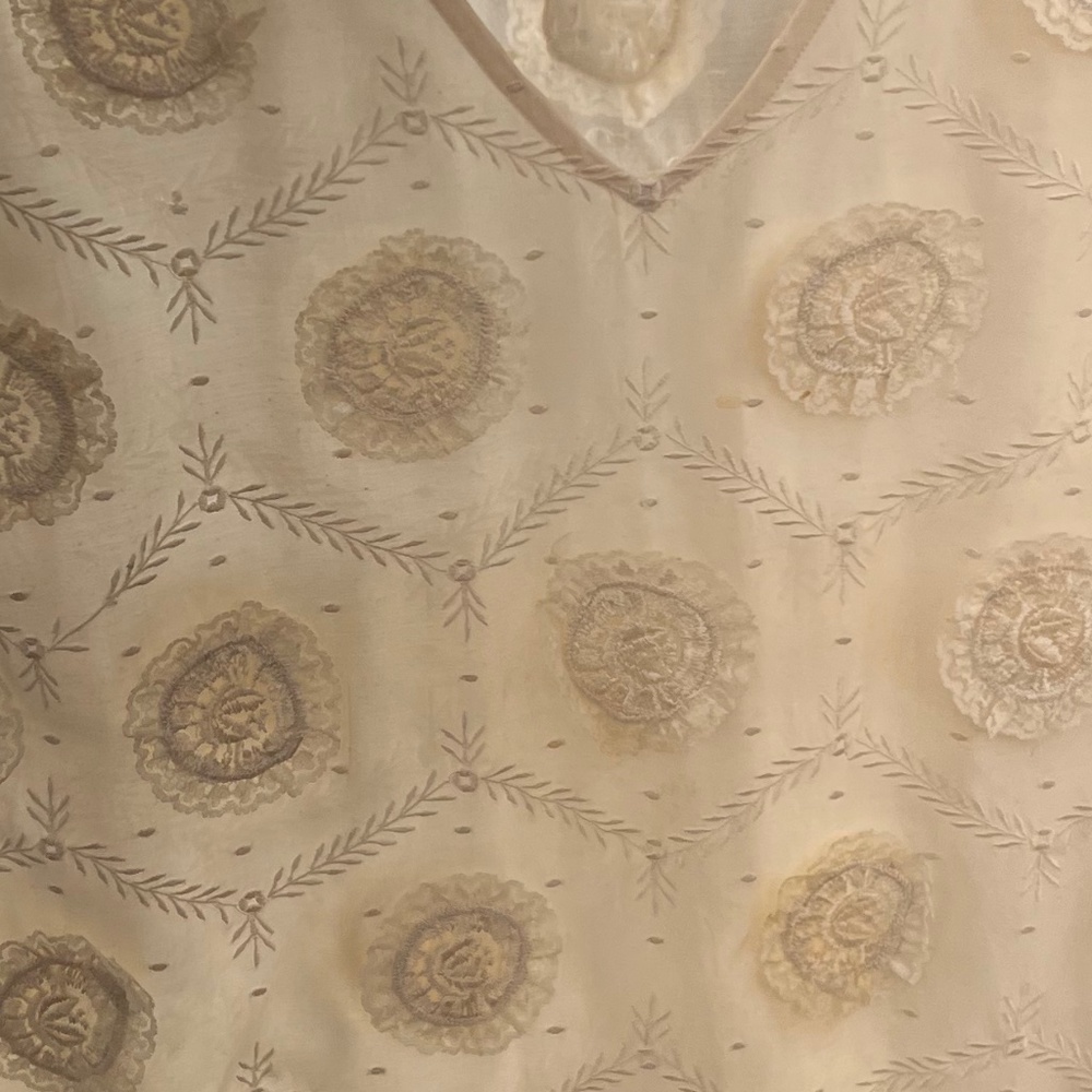 Lace and Silk Blouse